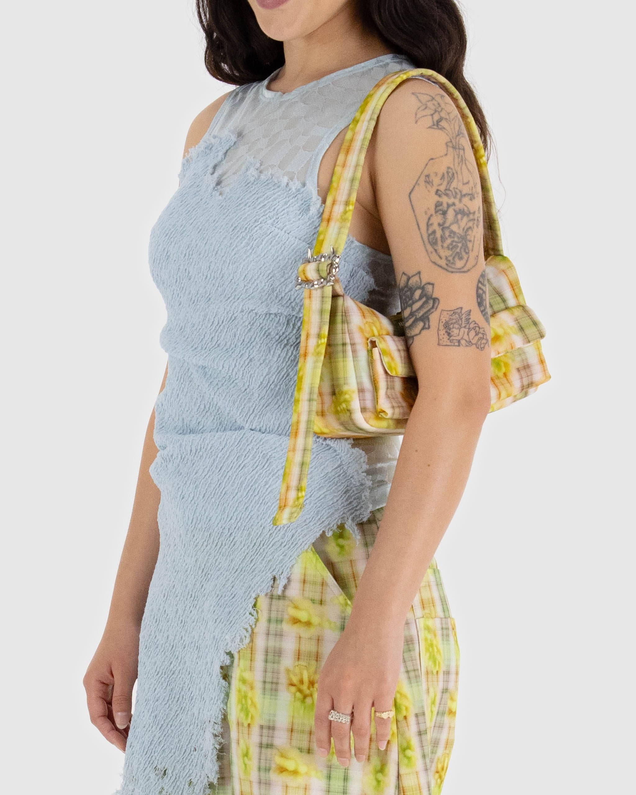Cargo Shoulder Bag - Boxer Plaid - Daily Set