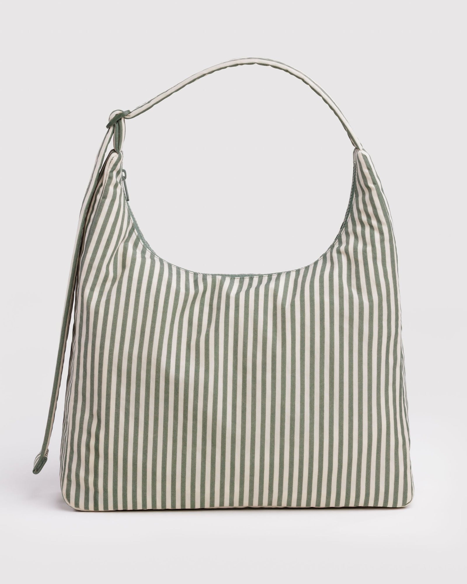 Nylon Shoulder Bag - Sage Stripe - Home Hold