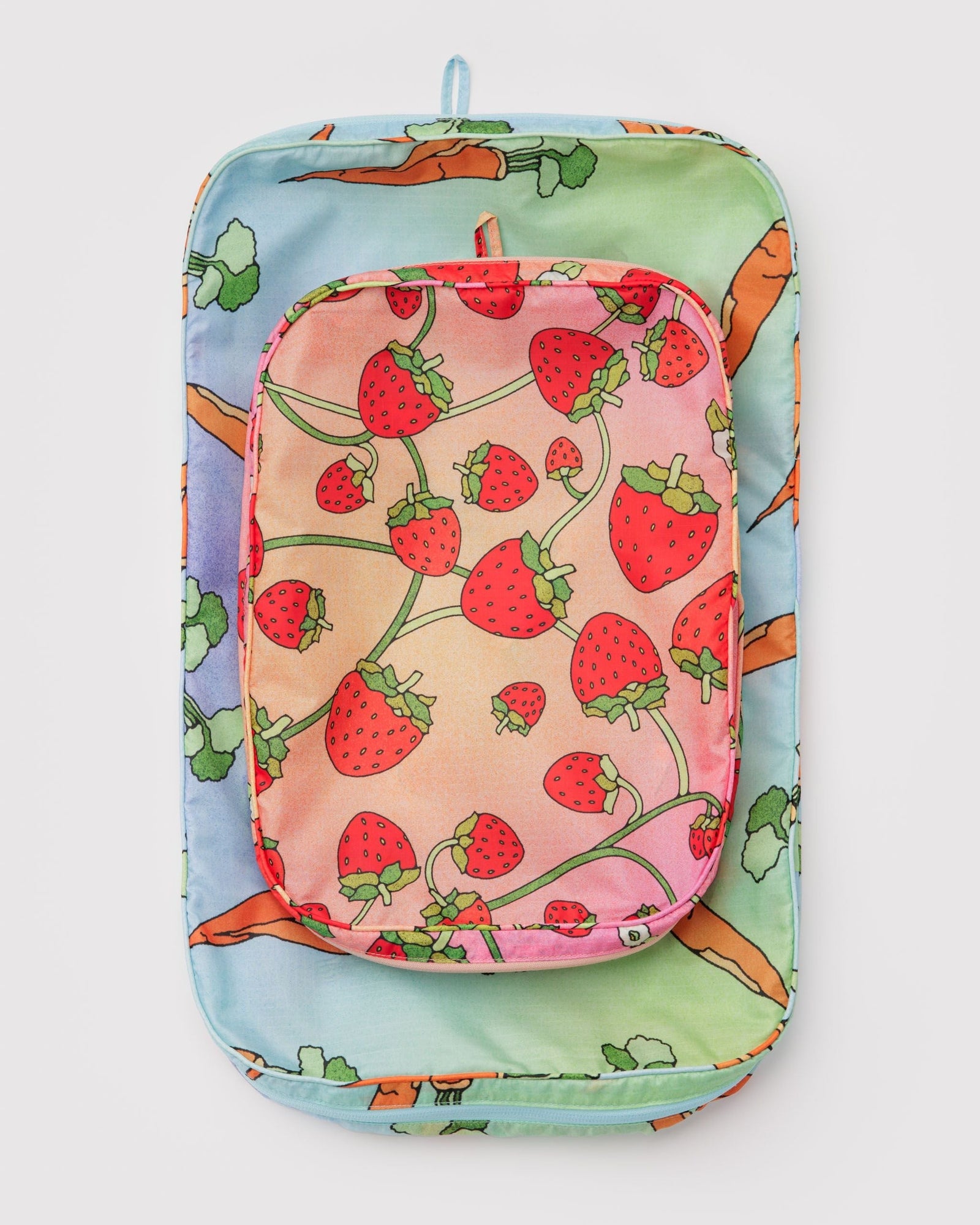 Large Packing Cube Set - Carrots & Berries - Daily Carry