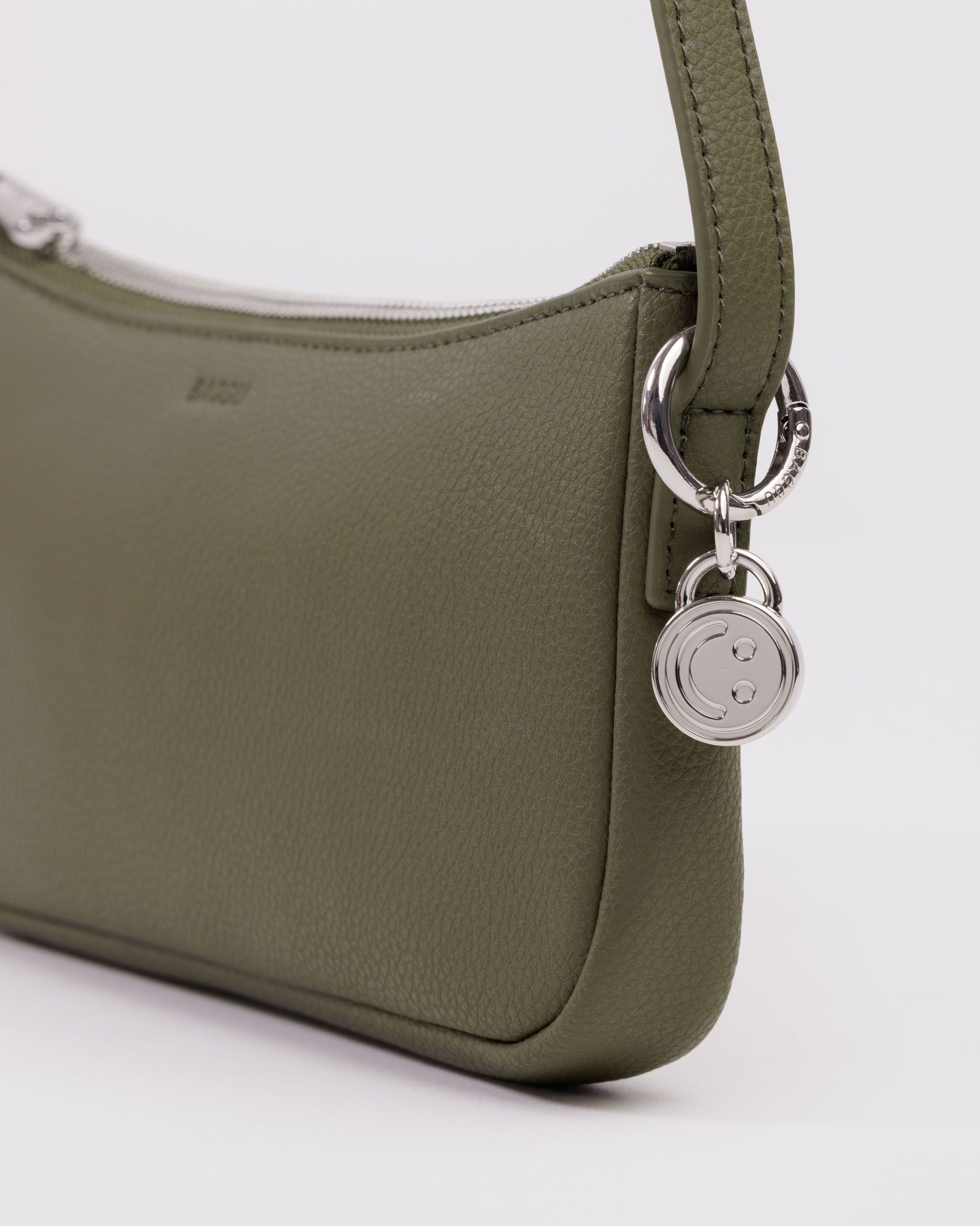 Recycled Leather Pochette - Loden - Home Hold