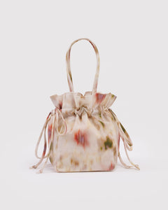 Nylon Drawstring Bag - Abstract Floral - Clean Setup