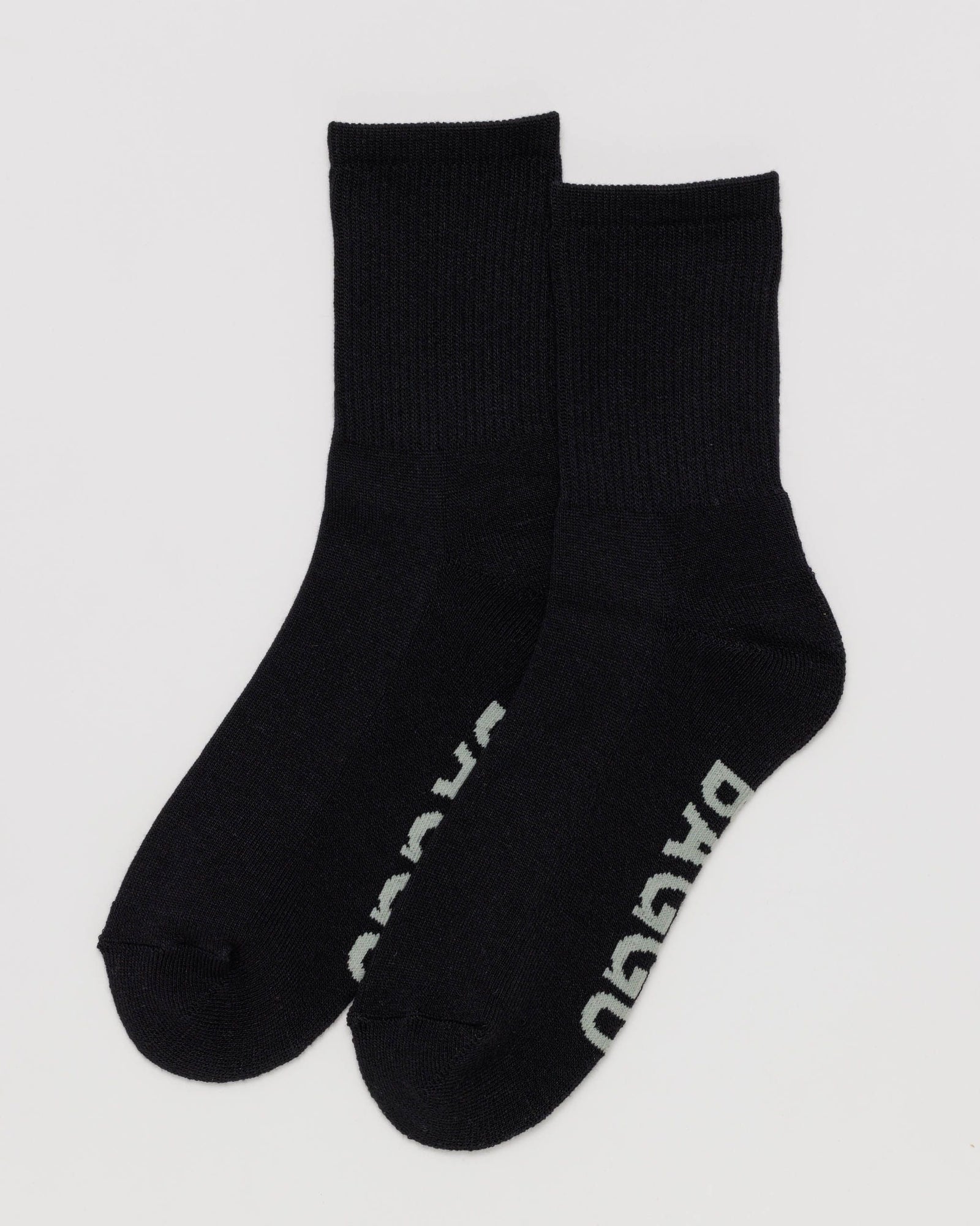 Ribbed Sock - Black - Home Hold