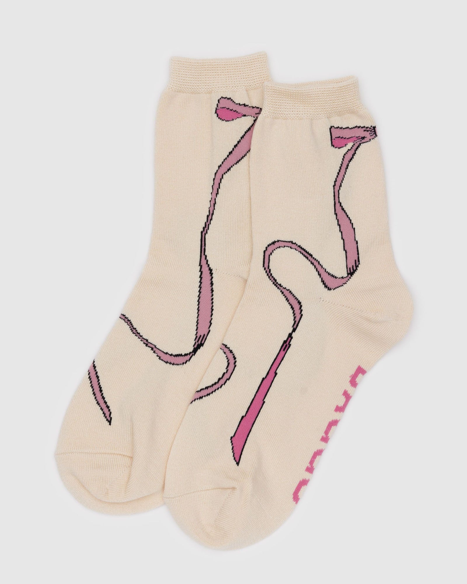 Crew Sock - Pink Bow - Daily Pack