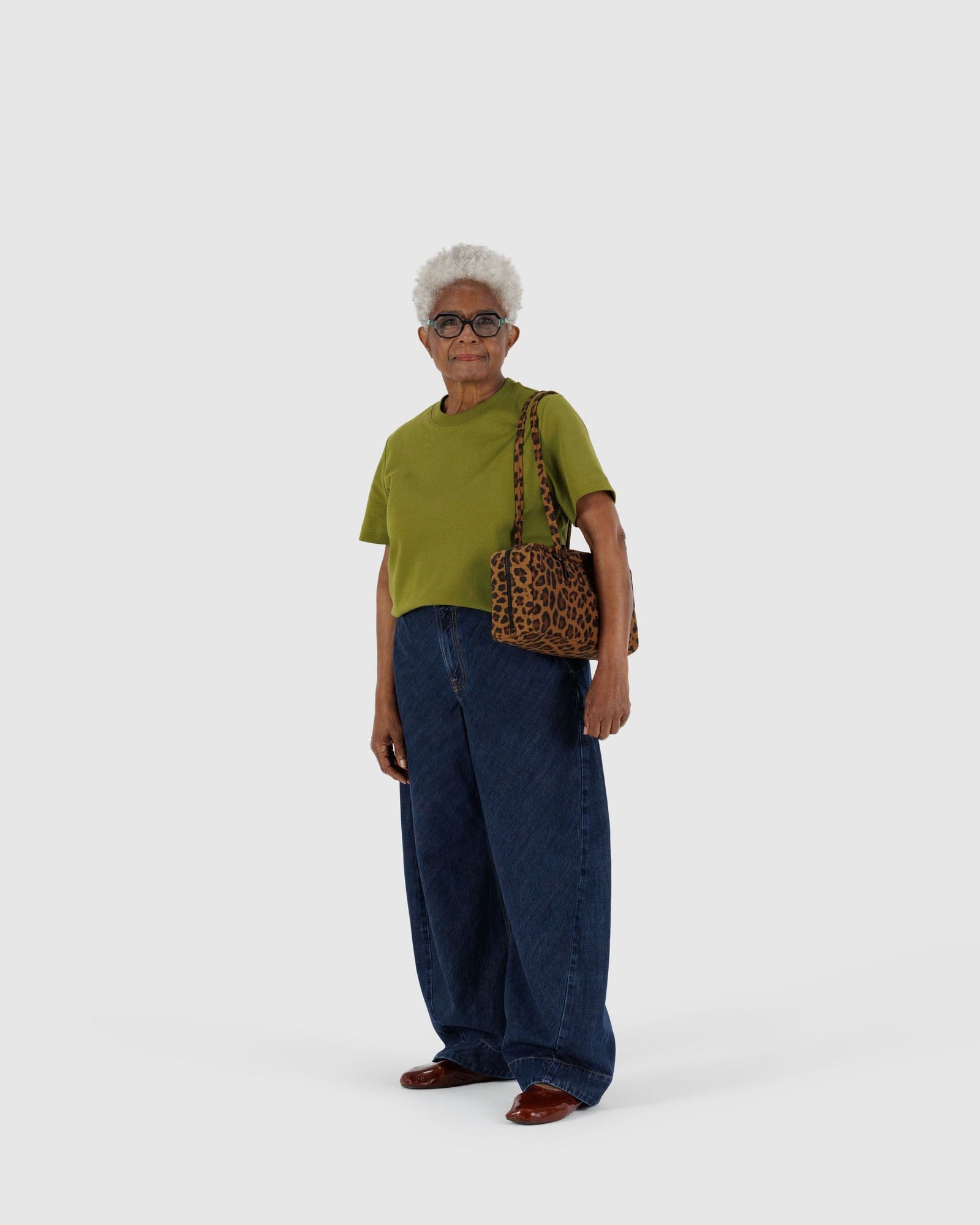 Nylon Bowler Bag - Leopard - Daily Carry