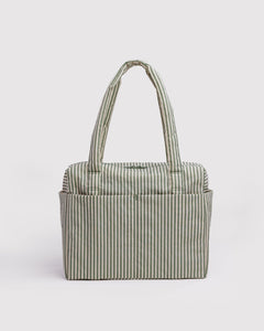 Small Cloud Carry-On - Sage Stripe - Clean Setup