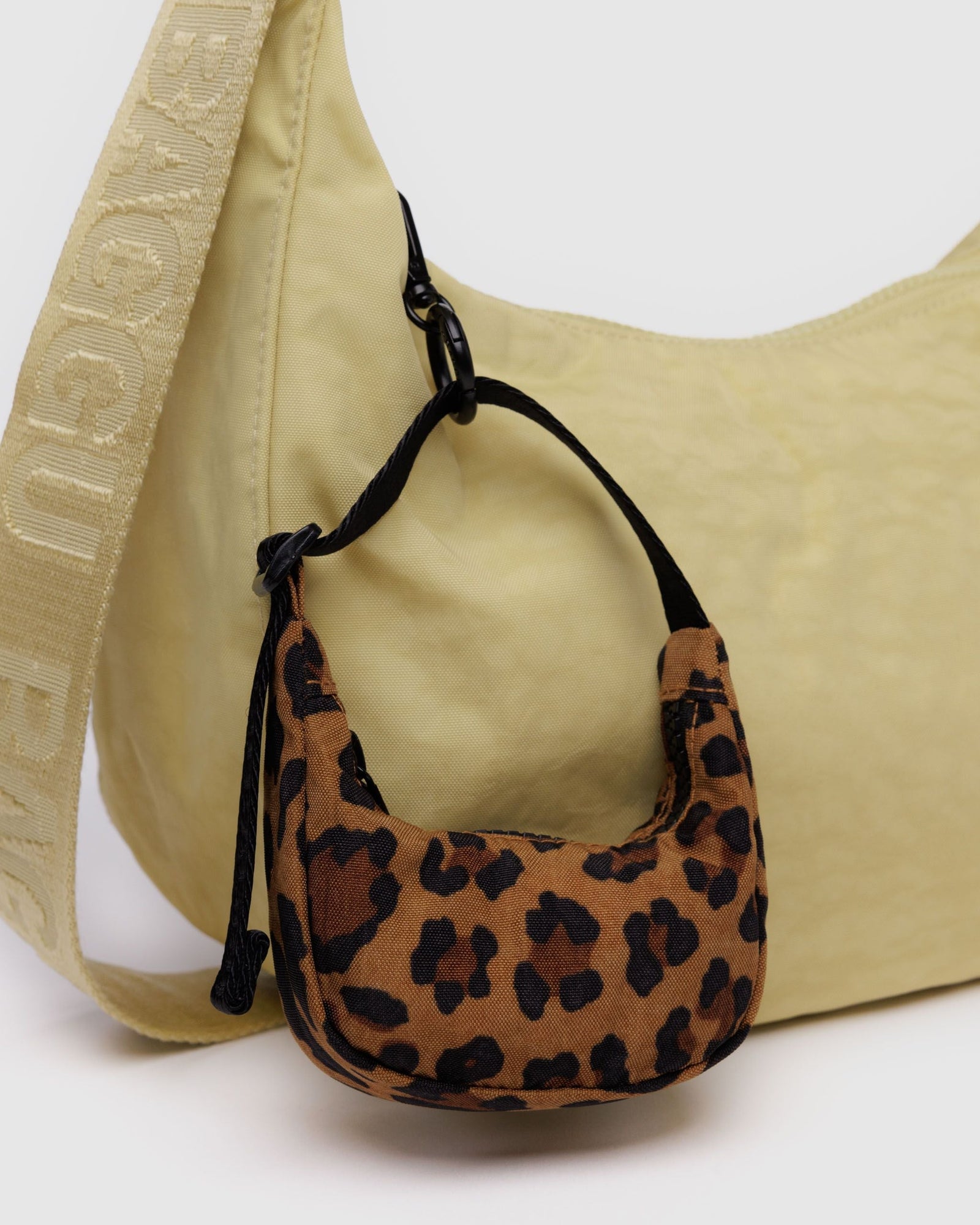 Crescent Bag Charm - Leopard - Clean Mood