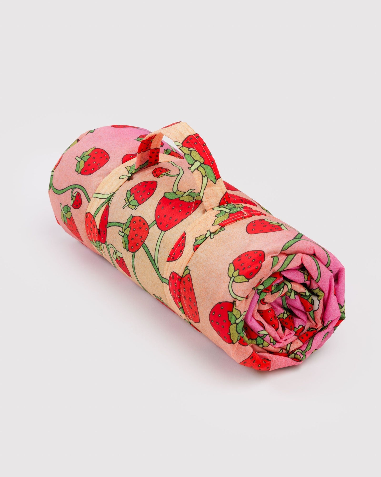 Puffy Picnic Blanket - Strawberry Blossom - Easy Stow