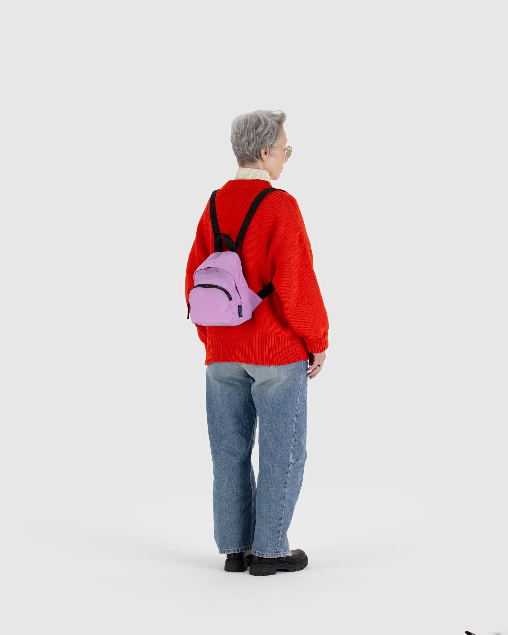 Mini Nylon Backpack - Peony - Easy Stow
