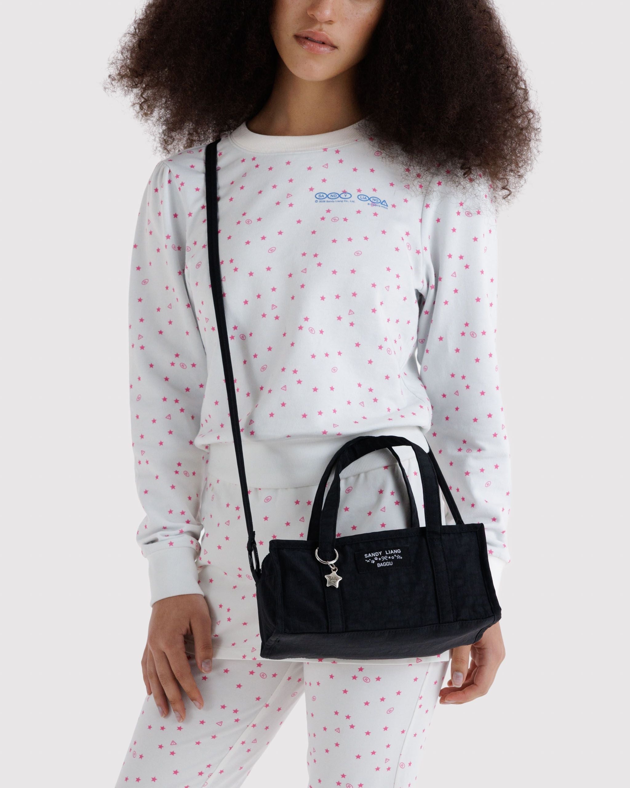 Mini Nylon Market Bag - Black - Travel Ready