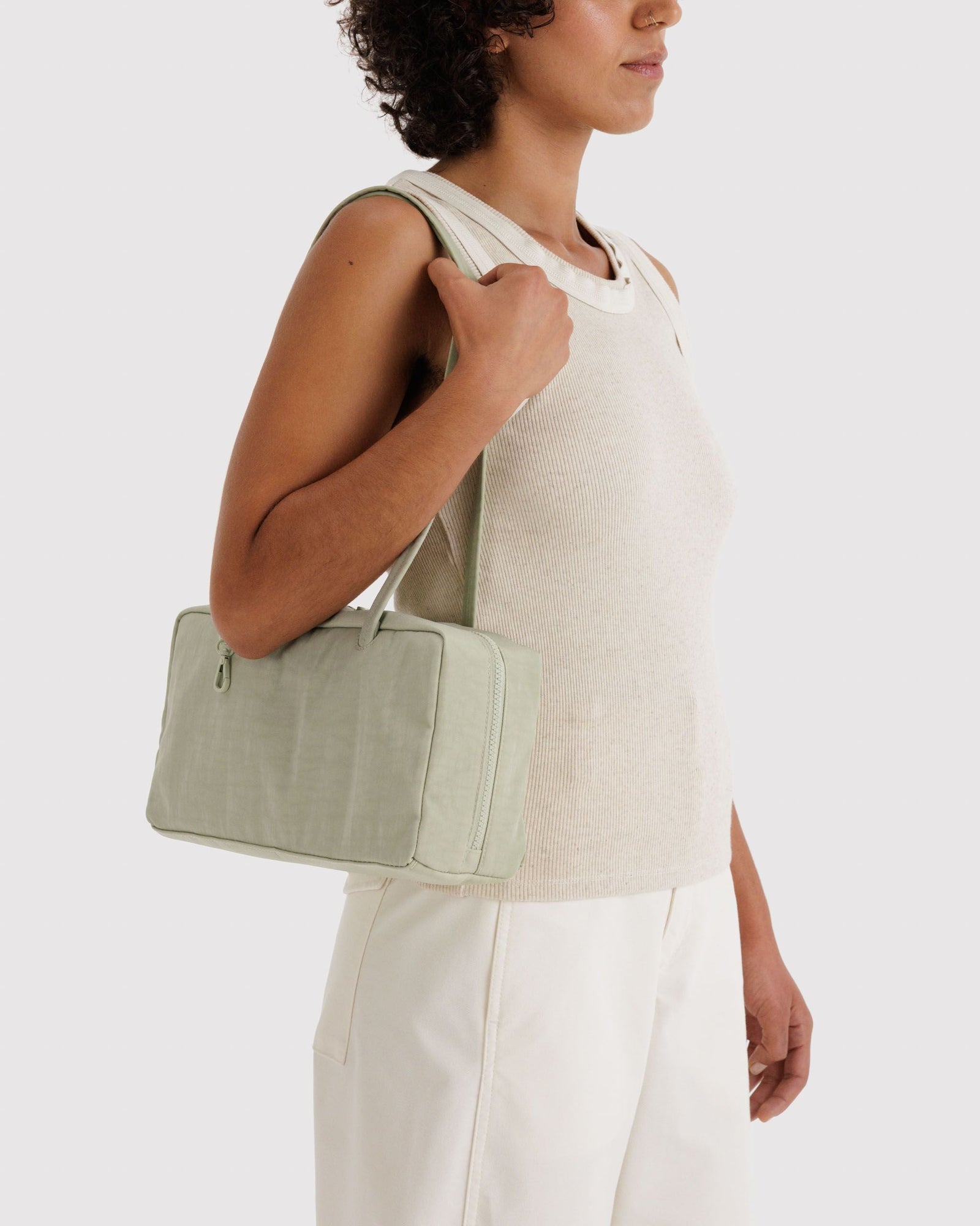 Nylon Bowler Bag - Celadon - Quick Setup