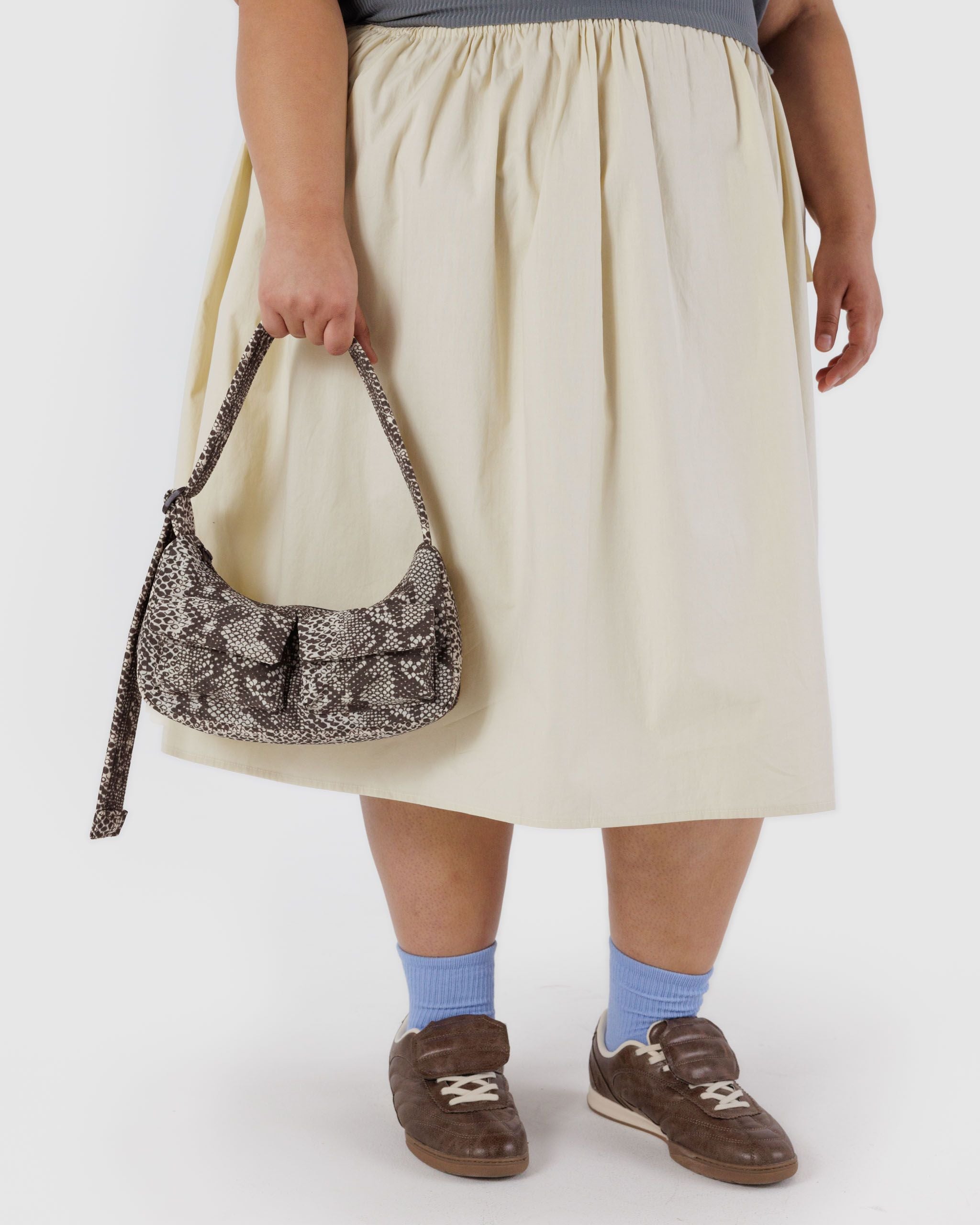 Cargo Shoulder Bag - Snakeskin - Clean Setup