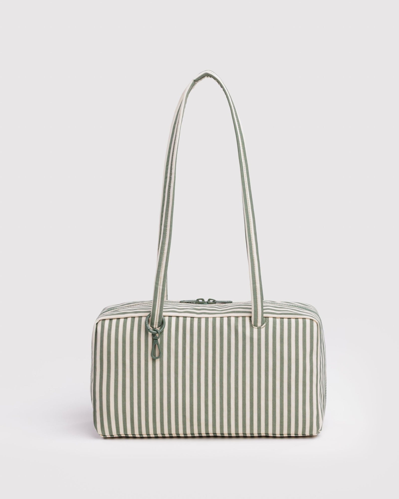 Nylon Bowler Bag - Sage Stripe - Travel Ready