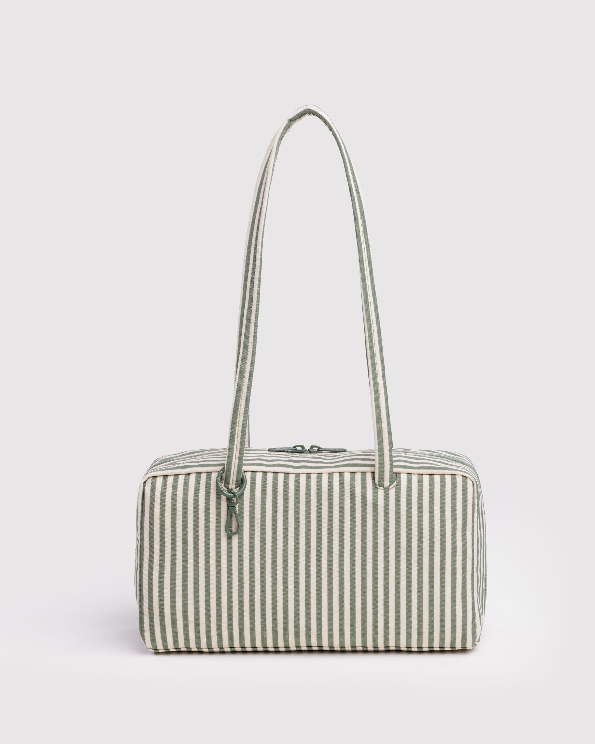 Nylon Bowler Bag - Sage Stripe - Ready Carry