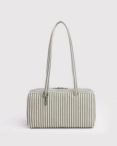 Nylon Bowler Bag - Sage Stripe - Ready Carry