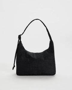 Mini Nylon Shoulder Bag - Black Key Leash - Quick Grab