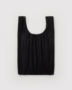 Pleated Baggu - Black - Simple Hold