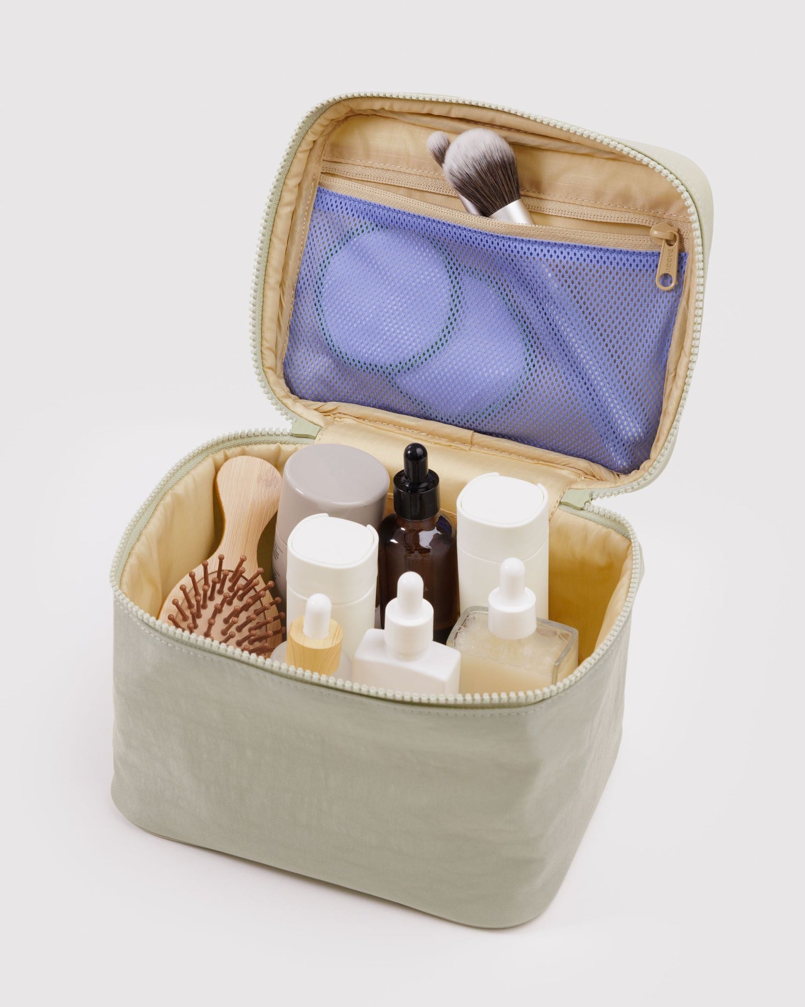 Large Cosmetic Case - Celadon - Quick Setup