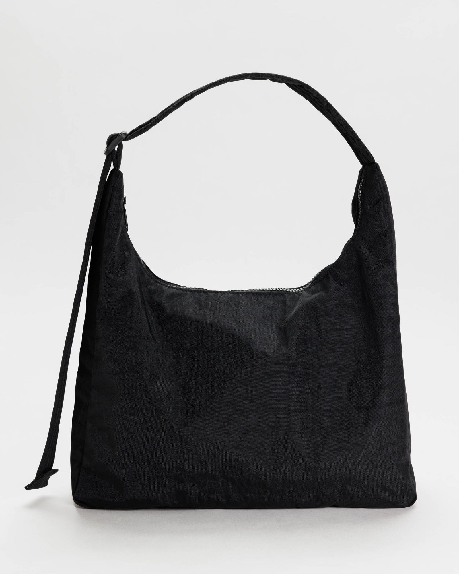 Nylon Shoulder Bag - Black - Clean Setup