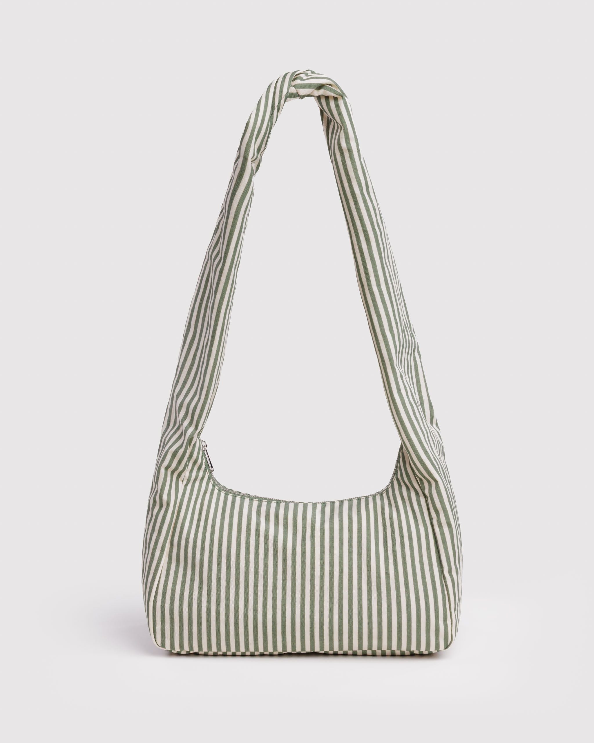 Nylon Meringue Bag - Sage Stripe - Quick Setup