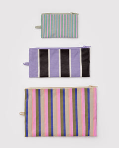 Flat Pouch Set - Candy Shop Stripes - Quick Setup
