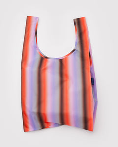 Standard Baggu - Gradient Stripe Poppy & Lilac - Travel Ready