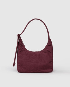 Mini Nylon Shoulder Bag - Mahogany - Daily Pack