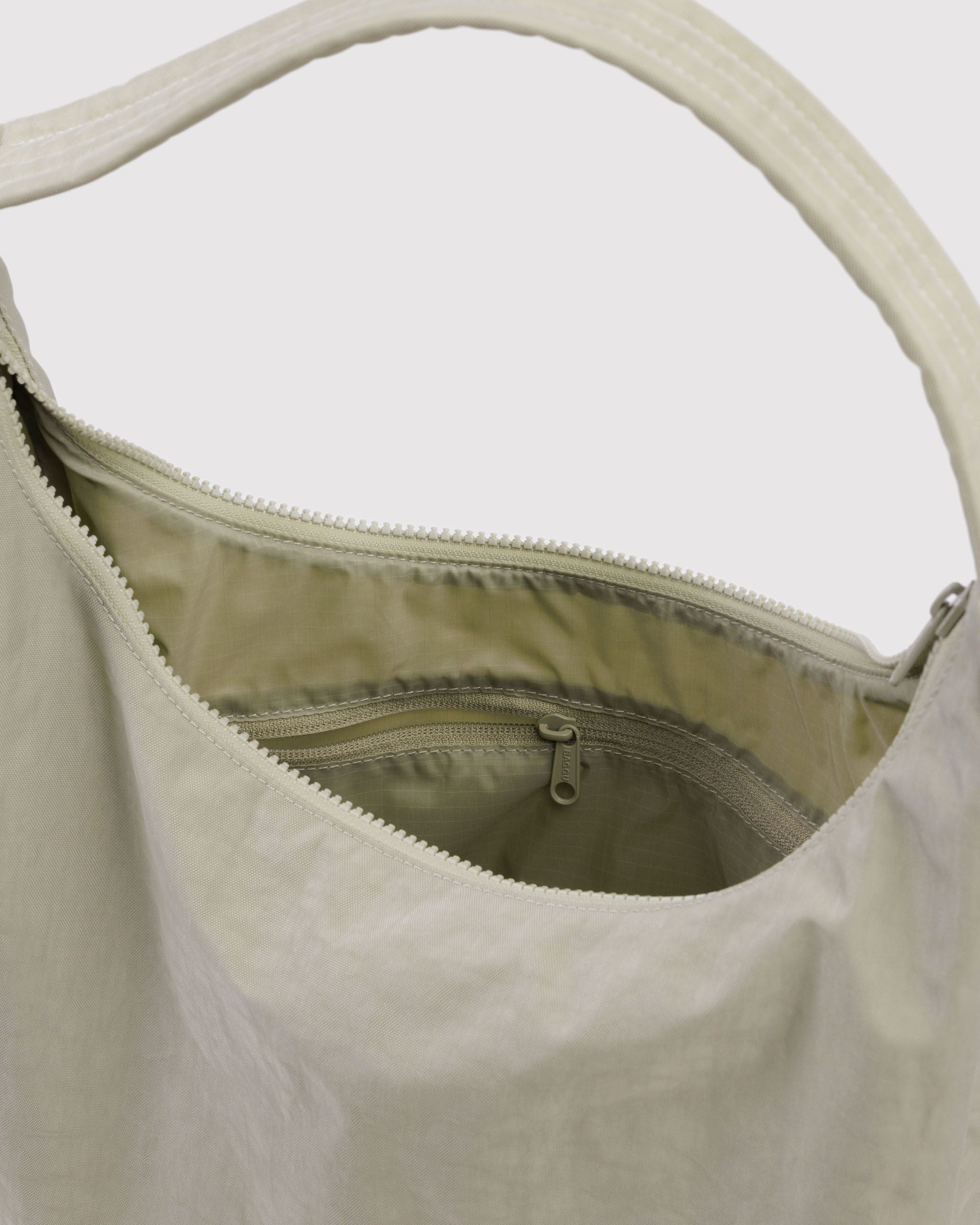 Nylon Shoulder Bag - Celadon - Clean Setup