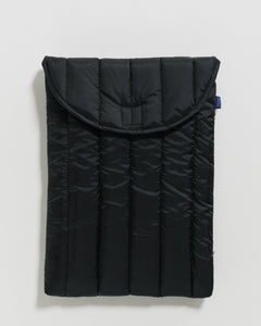 Puffy Laptop Sleeve 16" - Black - Light Storage