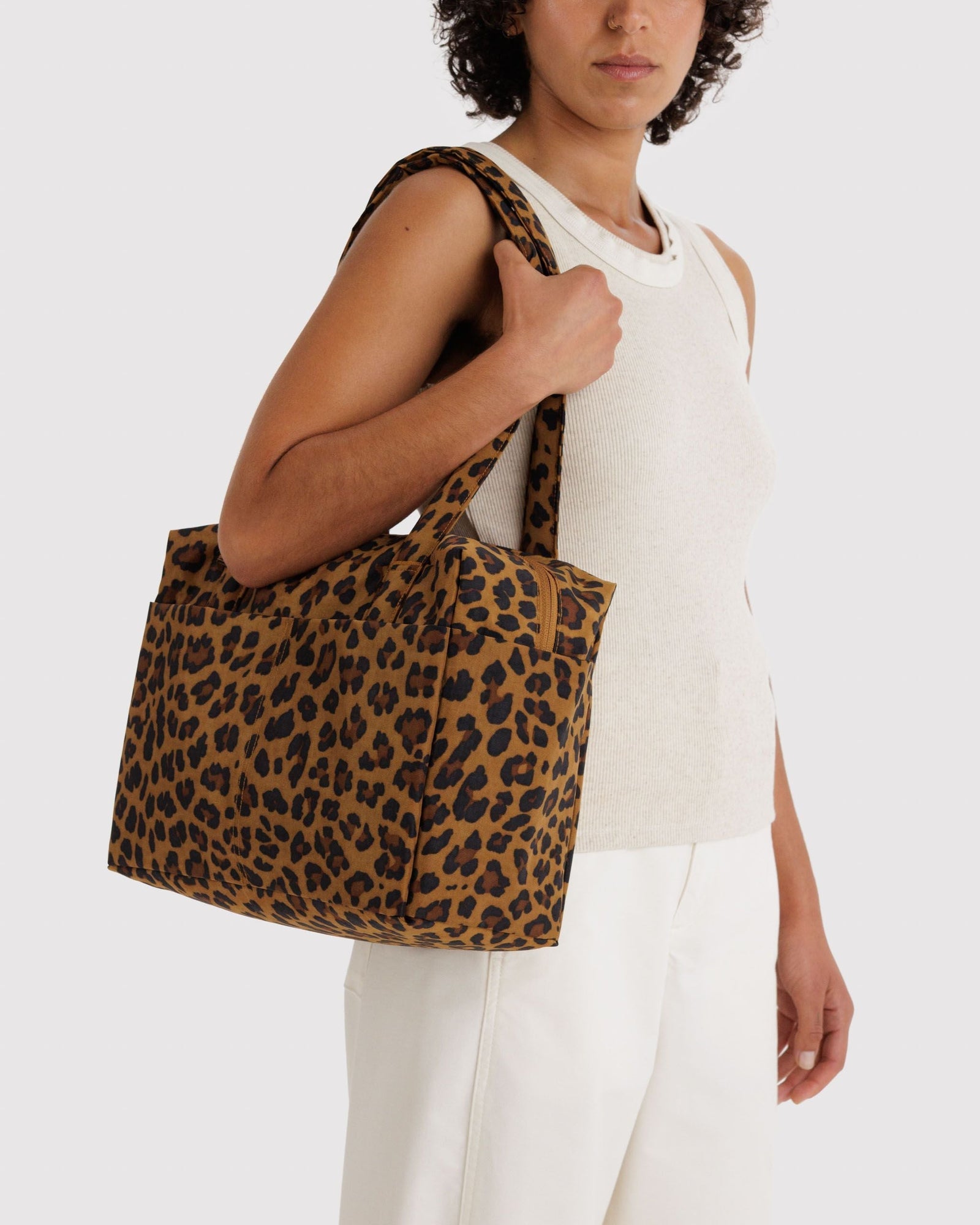 Everyday Cloud Bag - Leopard - Quick Grab