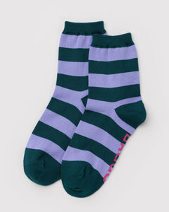Crew Sock - Malachite Stripe - Light Storage
