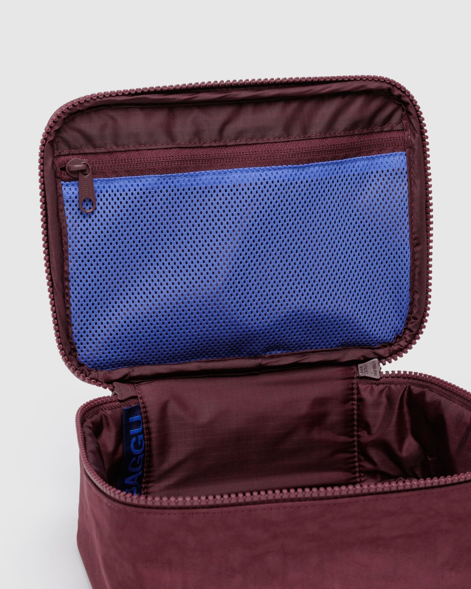 Small Cosmetic Case - Mahogany - Travel Ready