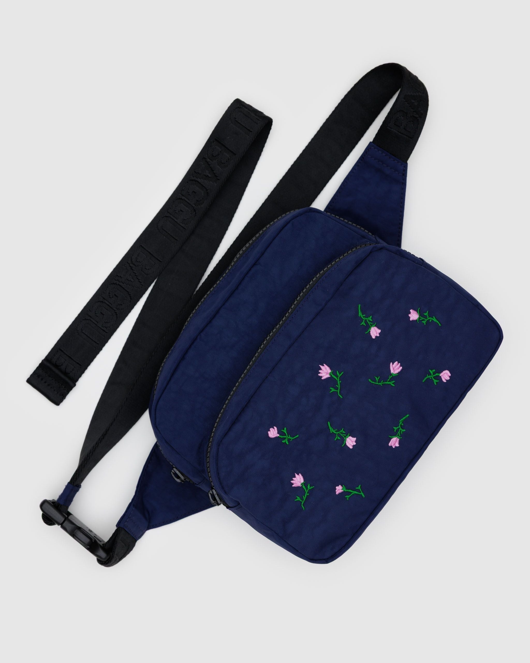 Fanny Pack - Embroidered Wildflower - Light Storage