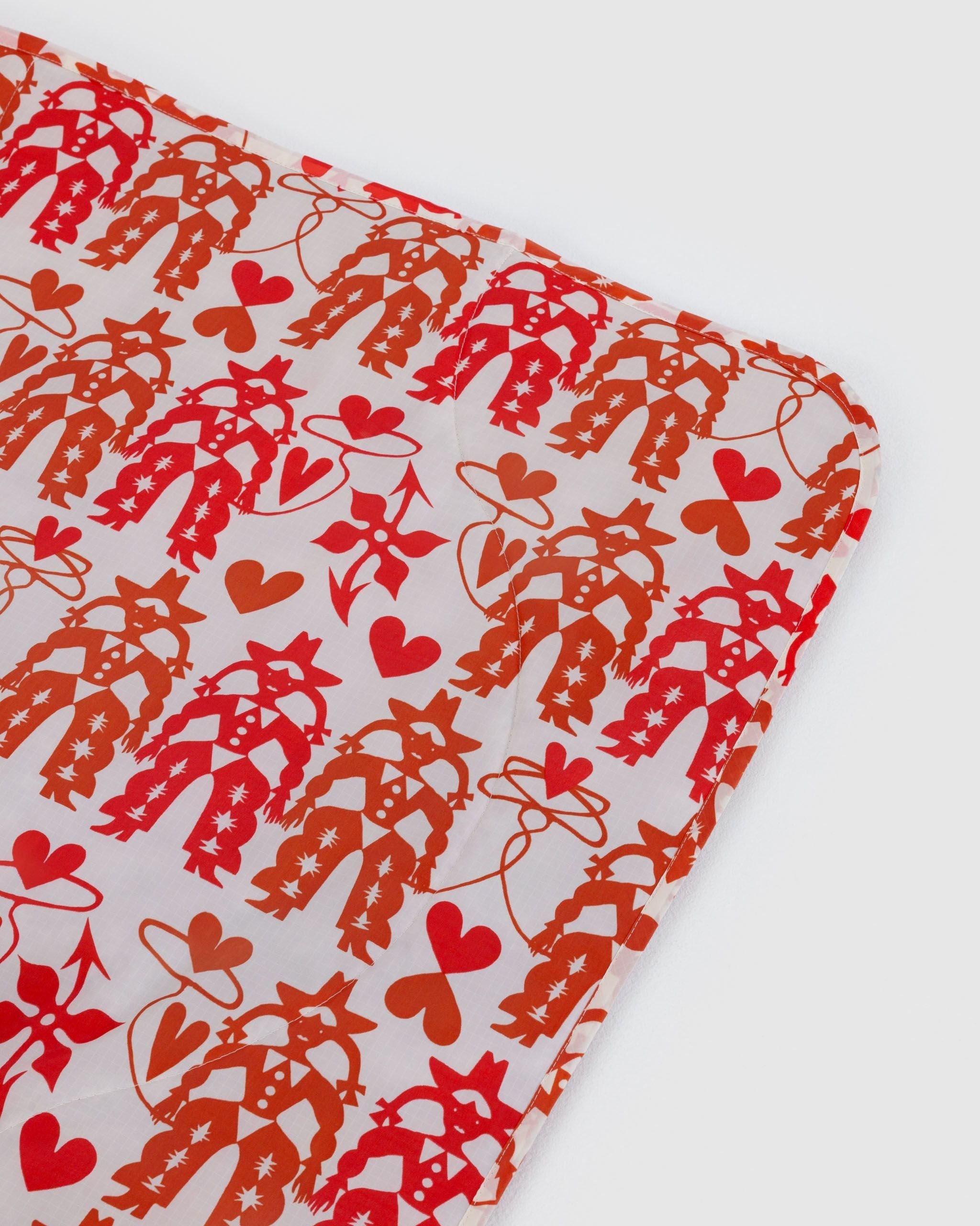 Puffy Picnic Blanket - Cowgirl - Simple Hold