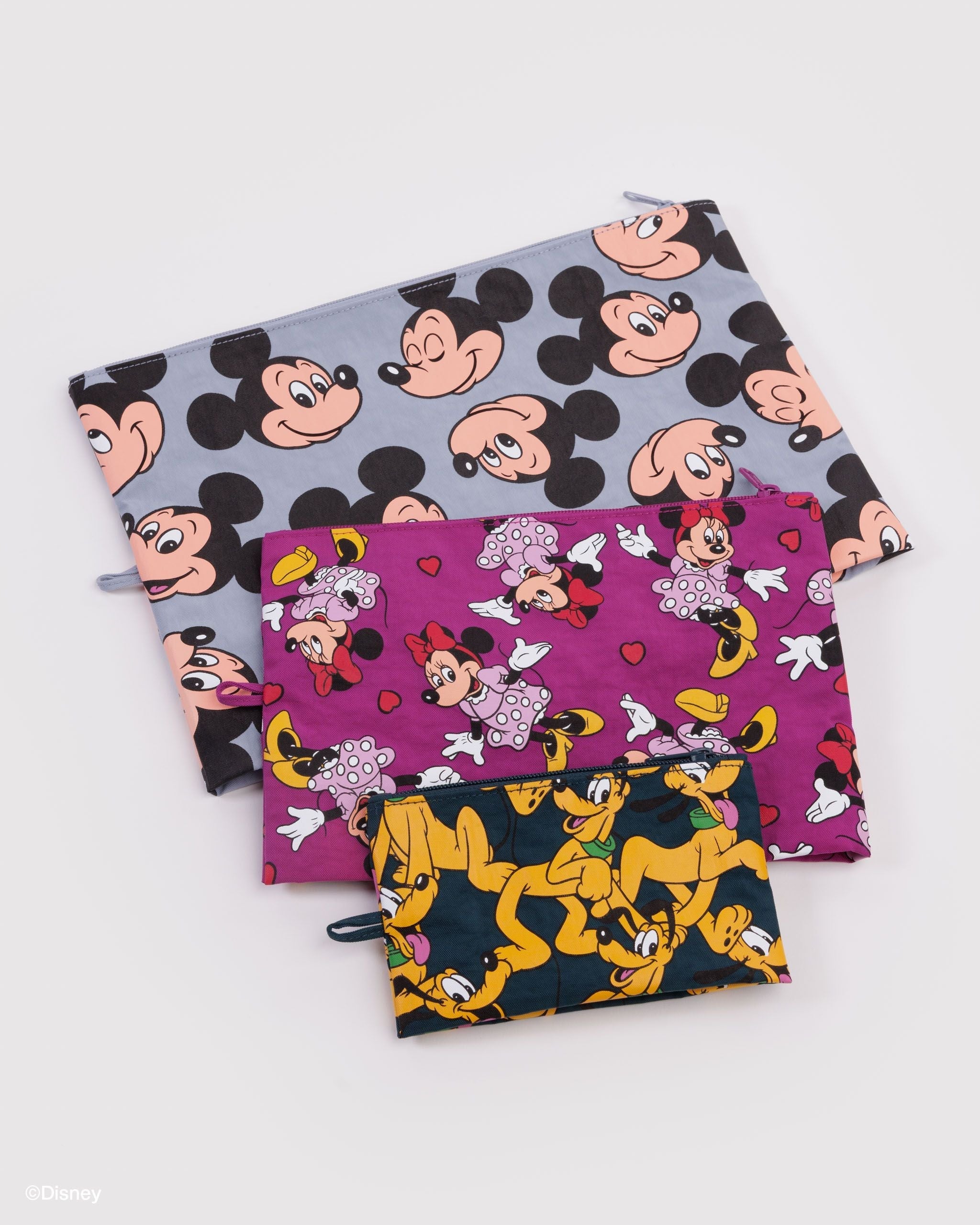 Go Pouch Set - Mickey, Minnie, & Pluto - Easy Store