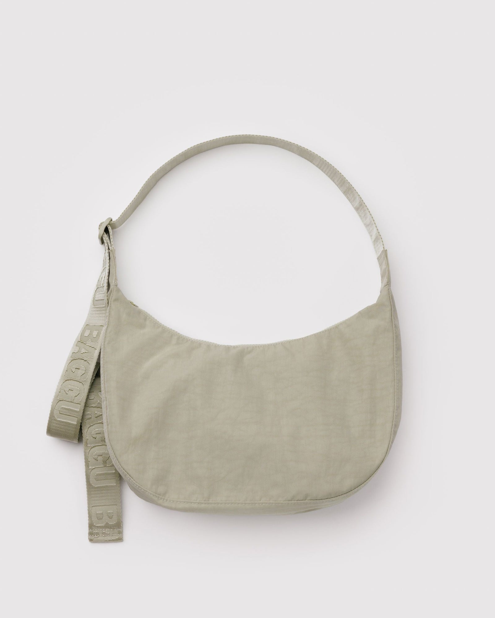 Medium Nylon Crescent Bag - Celadon - Warm Blend