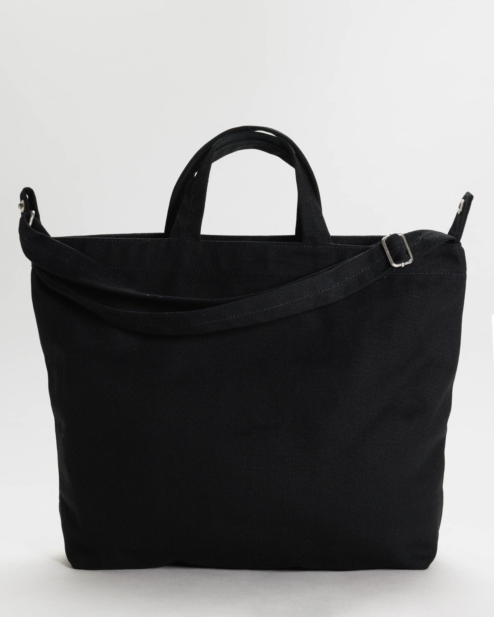 Horizontal Zip Duck Bag - Black - Daily Carry