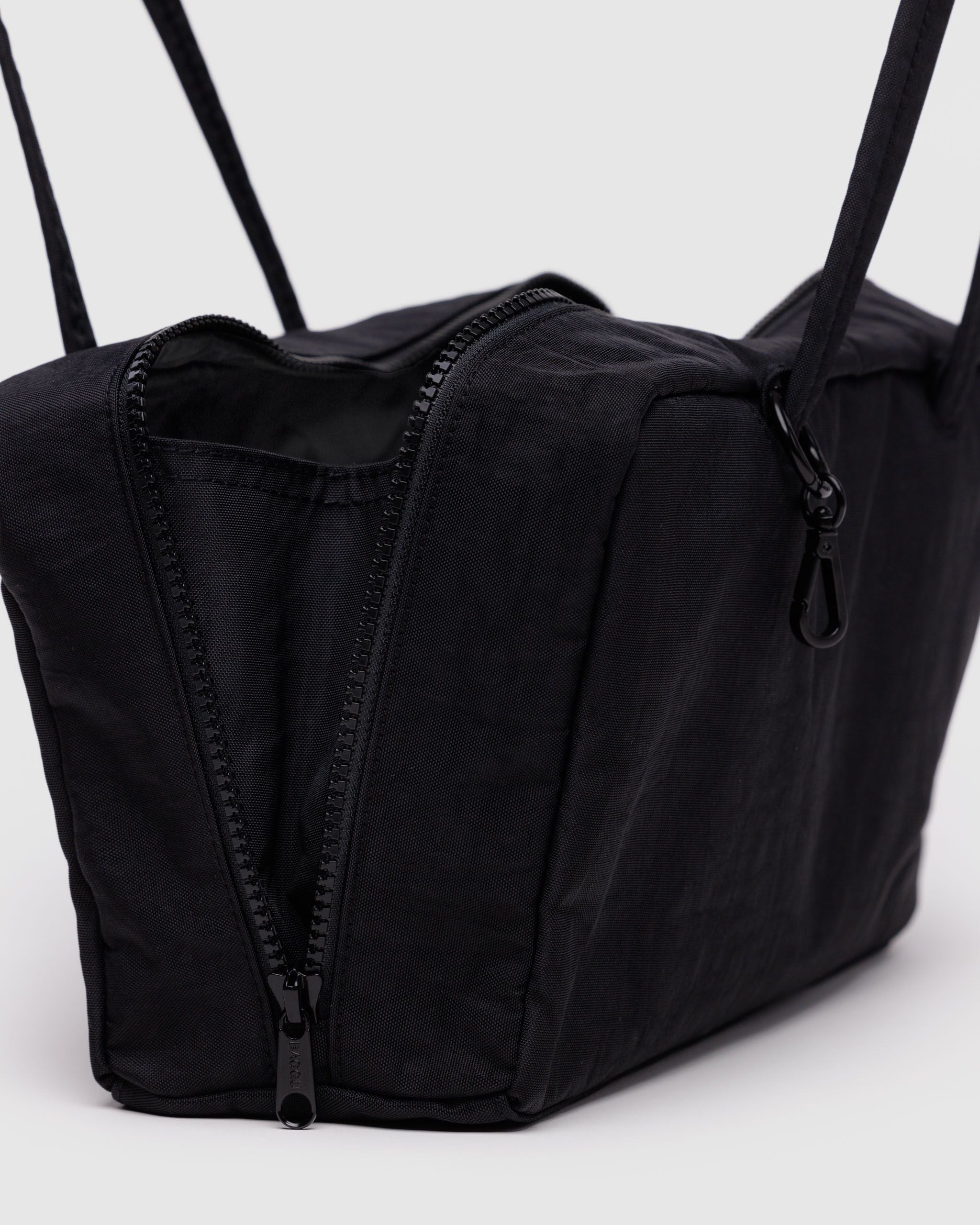 Nylon Bowler Bag - Black - Home Hold