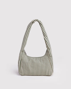 Small Nylon Meringue Bag - Sage Stripe - Ready Carry