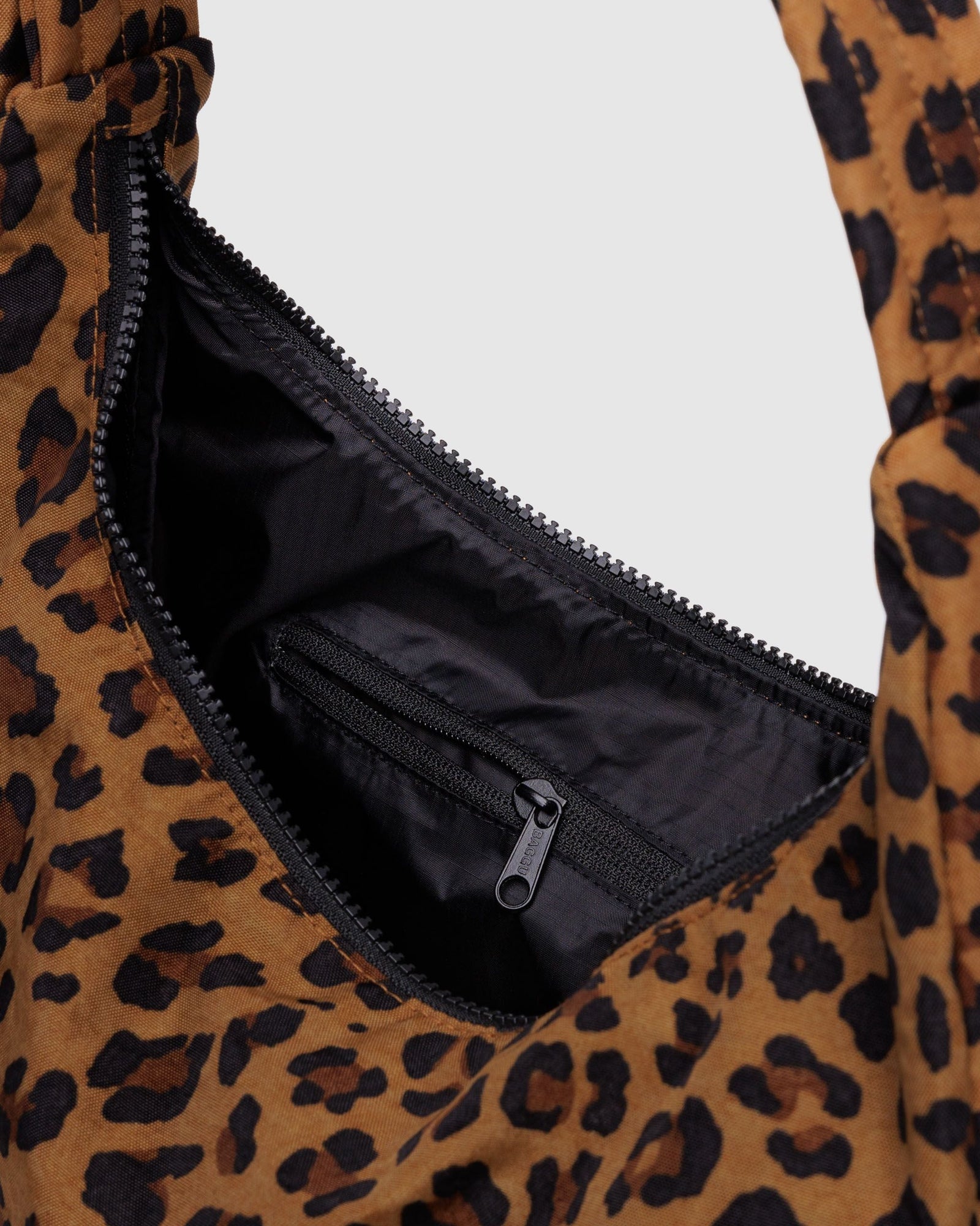 Nylon Shoulder Bag - Leopard - Daily Pack