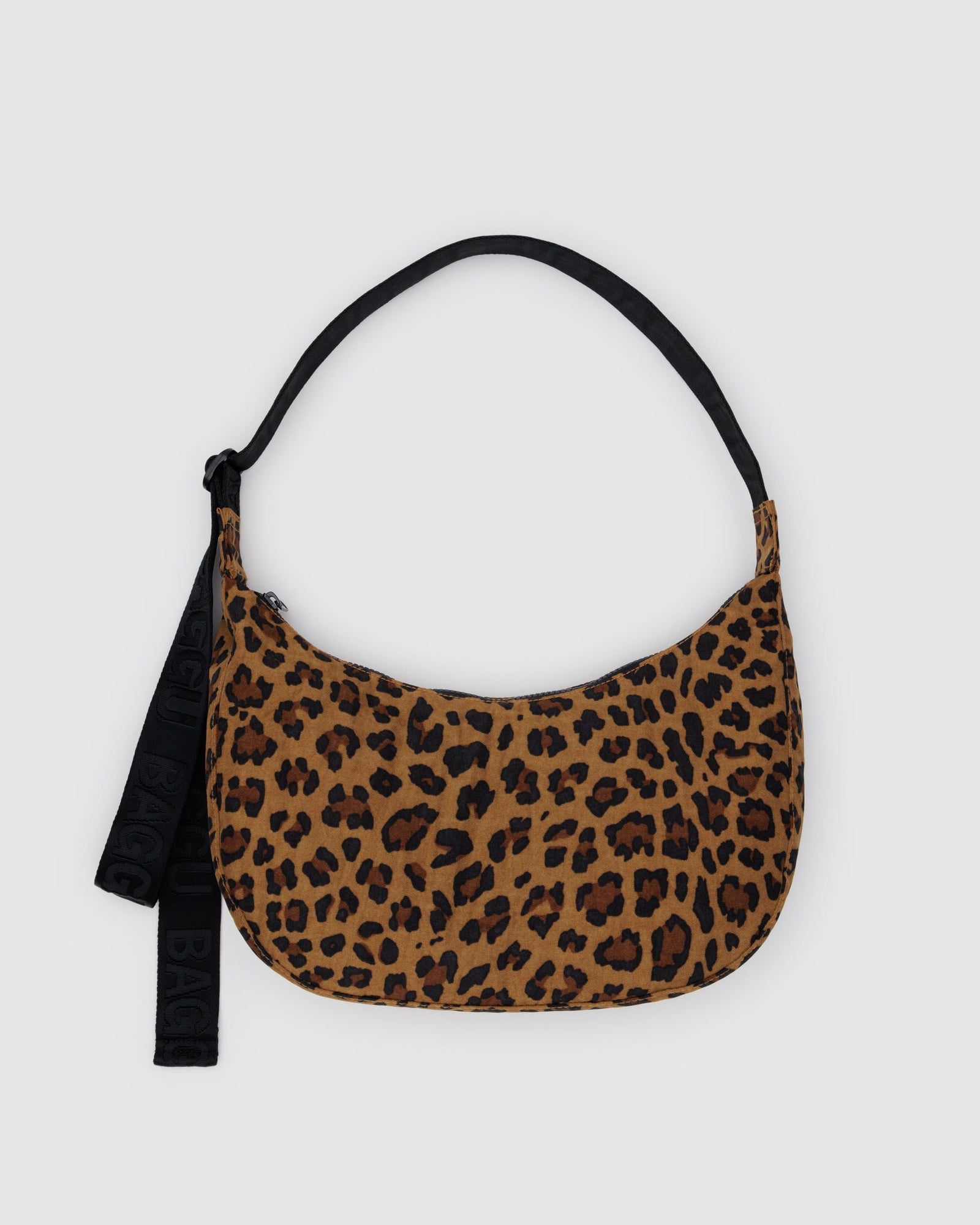 Medium Nylon Crescent Bag - Leopard - Daily Scent