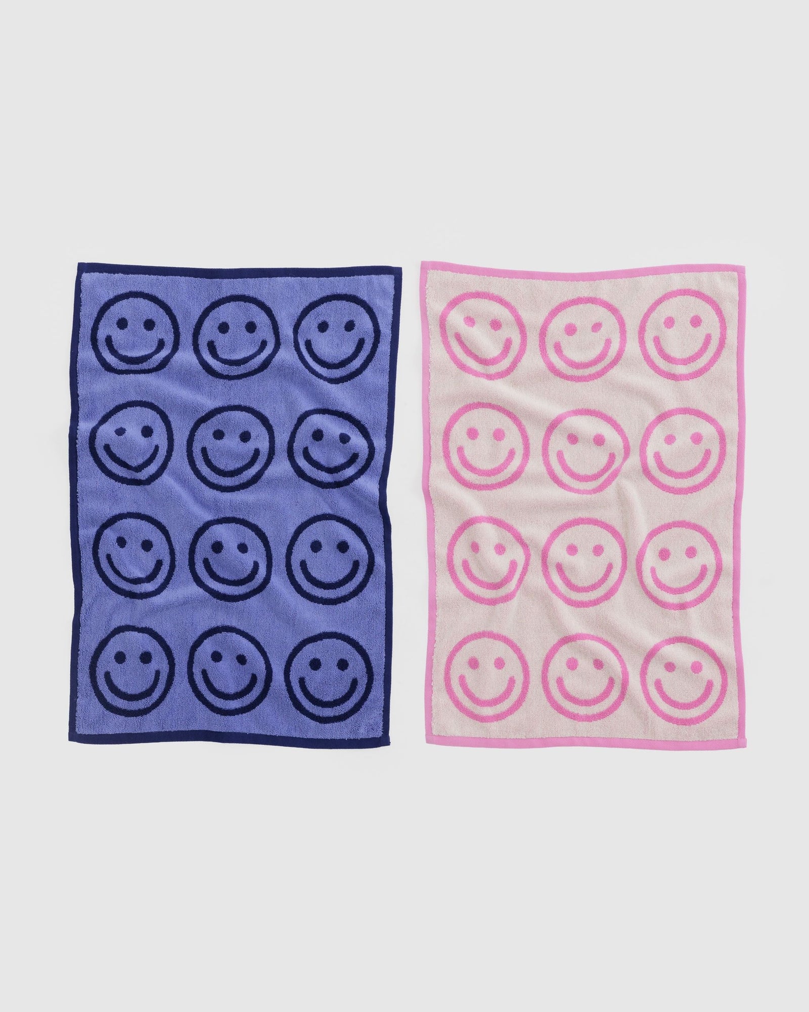 Hand Towel Set of 2 - Happy Pink Blue - Daily Set