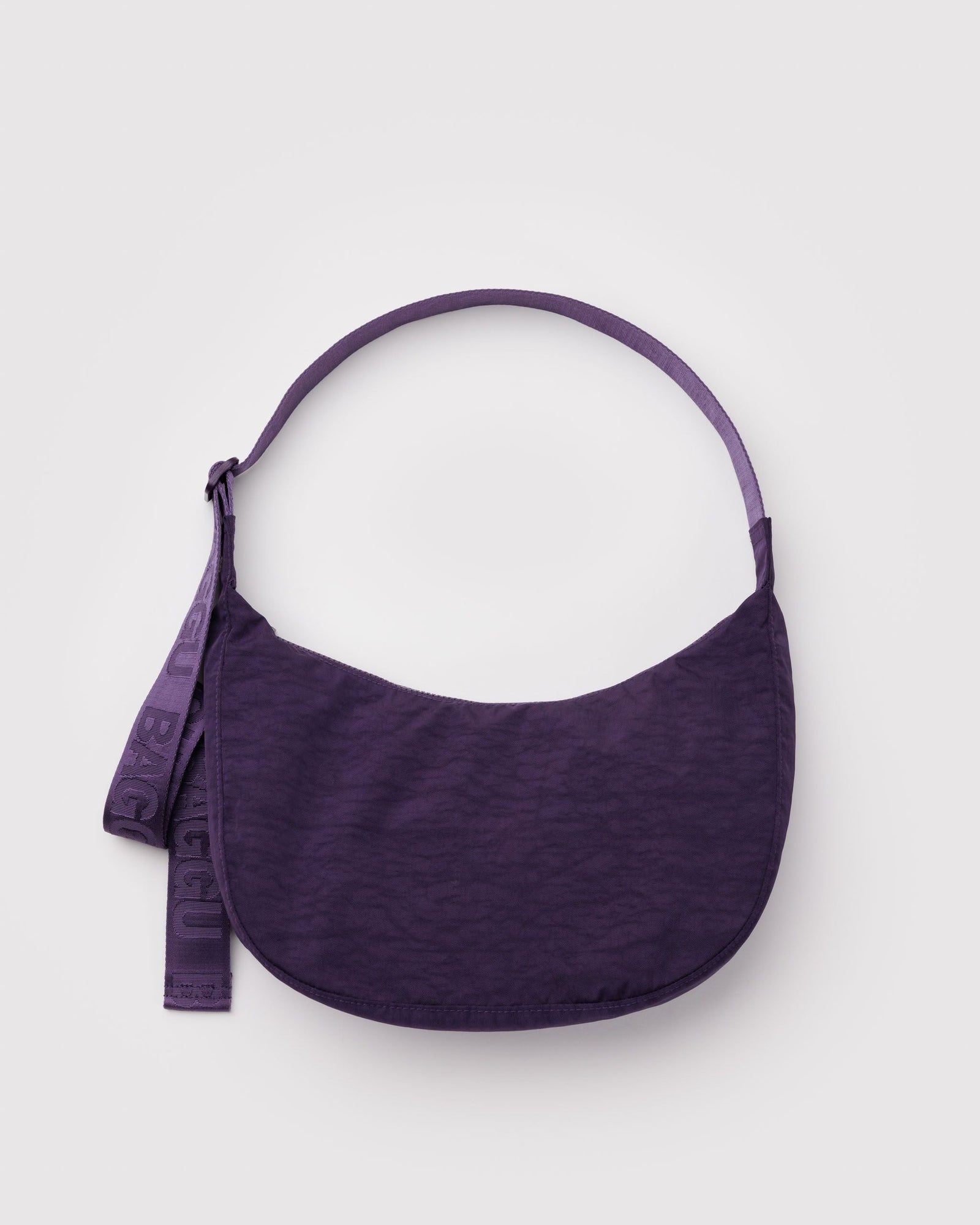 Medium Nylon Crescent Bag - Fig - Home Glow