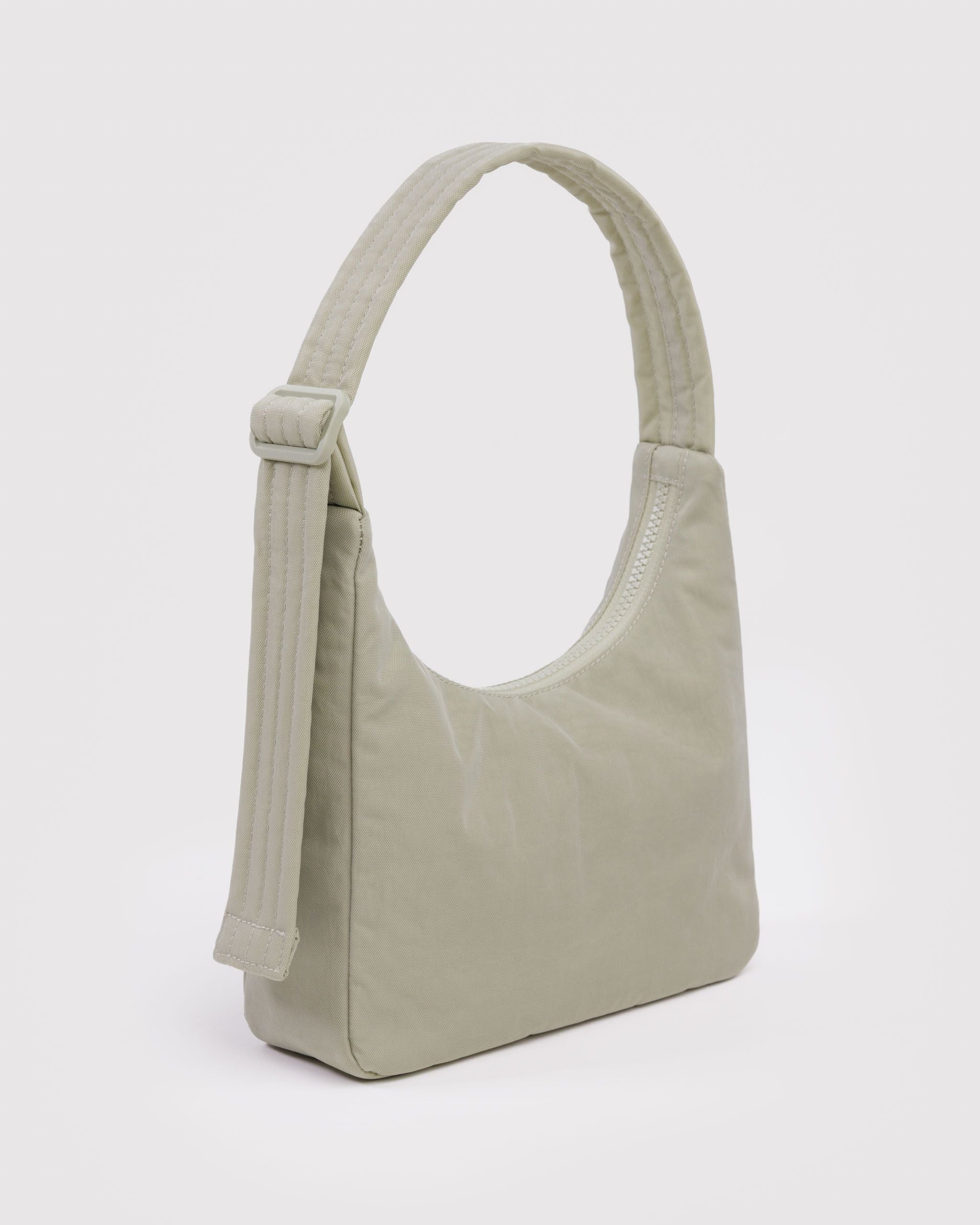 Mini Nylon Shoulder Bag - Celadon - Easy Stow