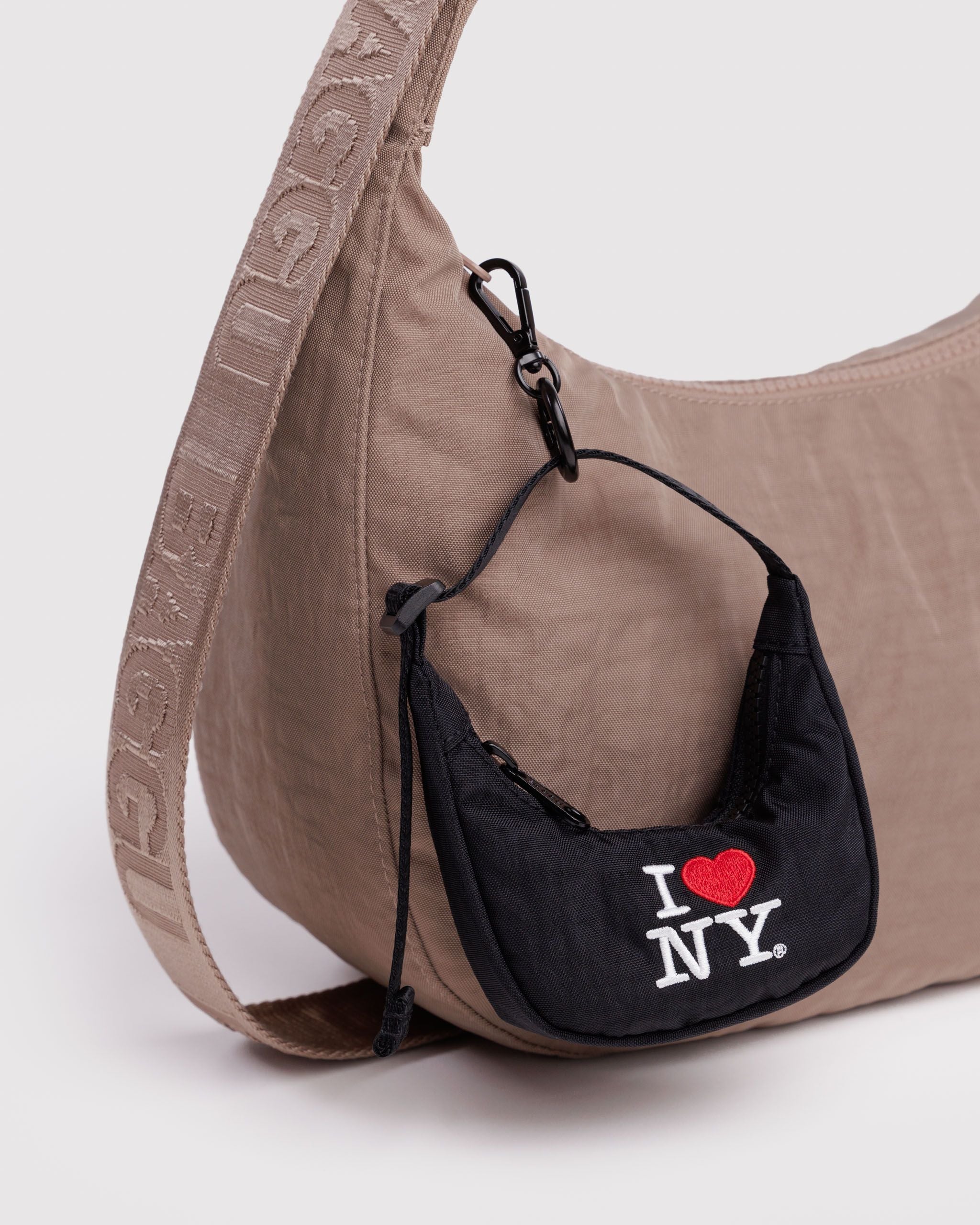Crescent Bag Charm - I Love NY - Modern Blend