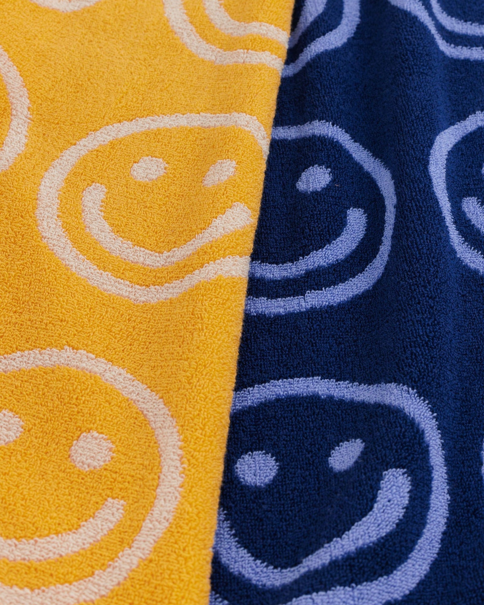 Hand Towel Set of 2 - Happy Blue Marigold - Weekend Pair