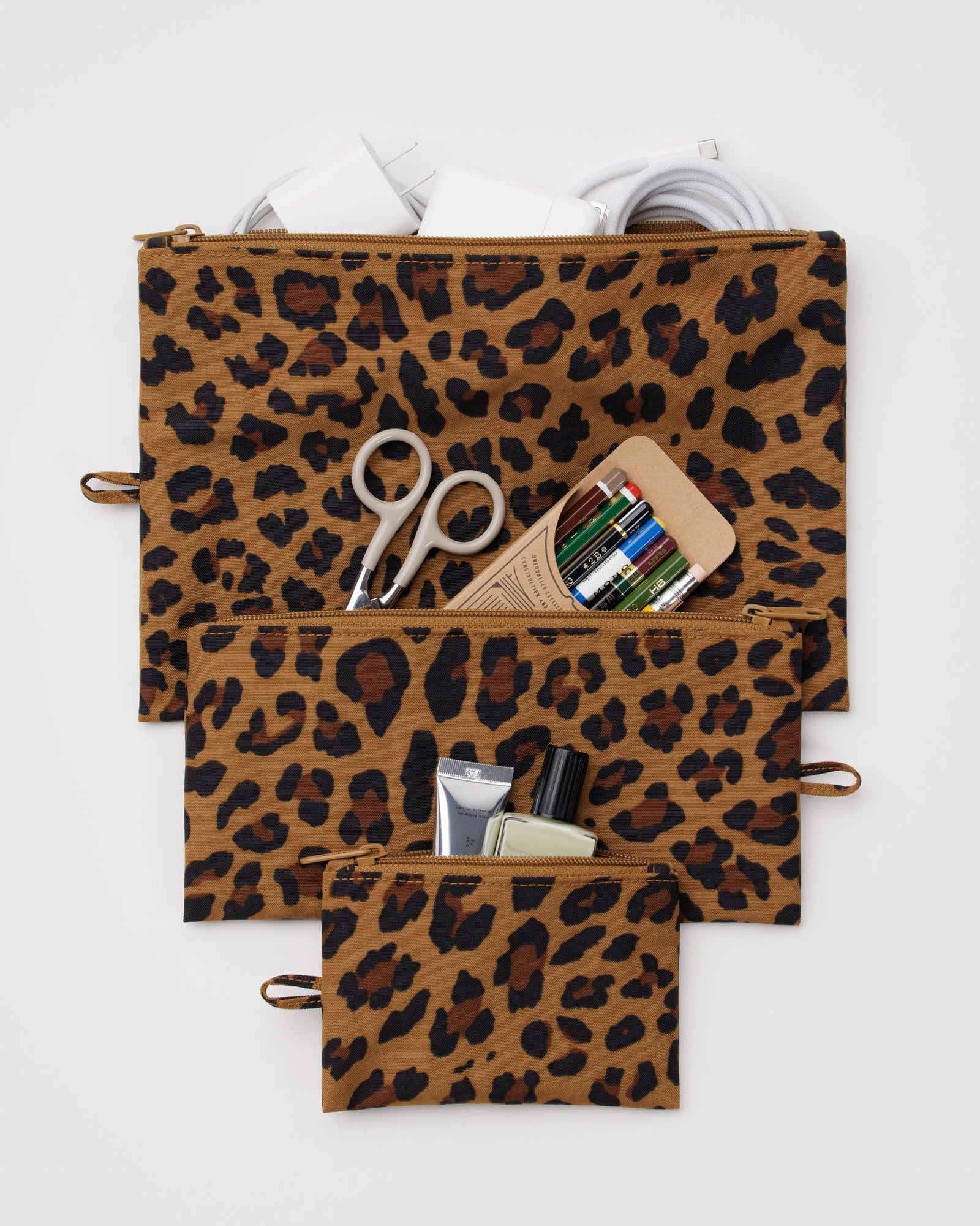Flat Pouch Set - Leopard - Home Hold