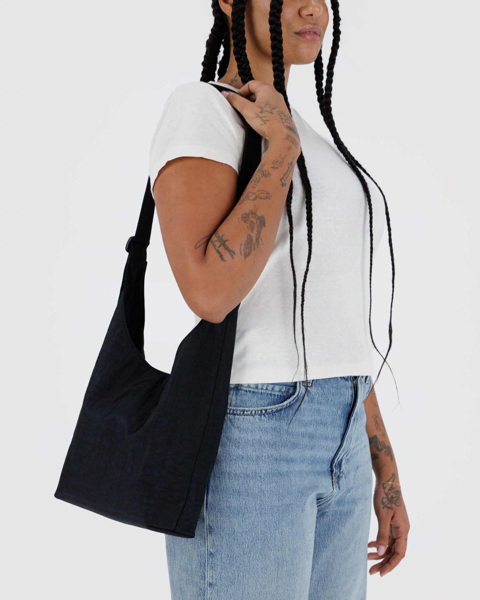 Small Nylon Sling - Black - Daily Pack