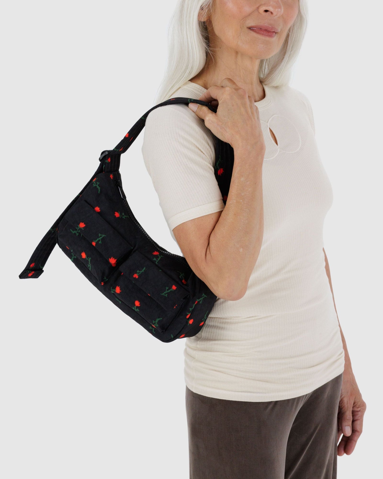 Cargo Shoulder Bag - Painted Wildflower - Quick Grab