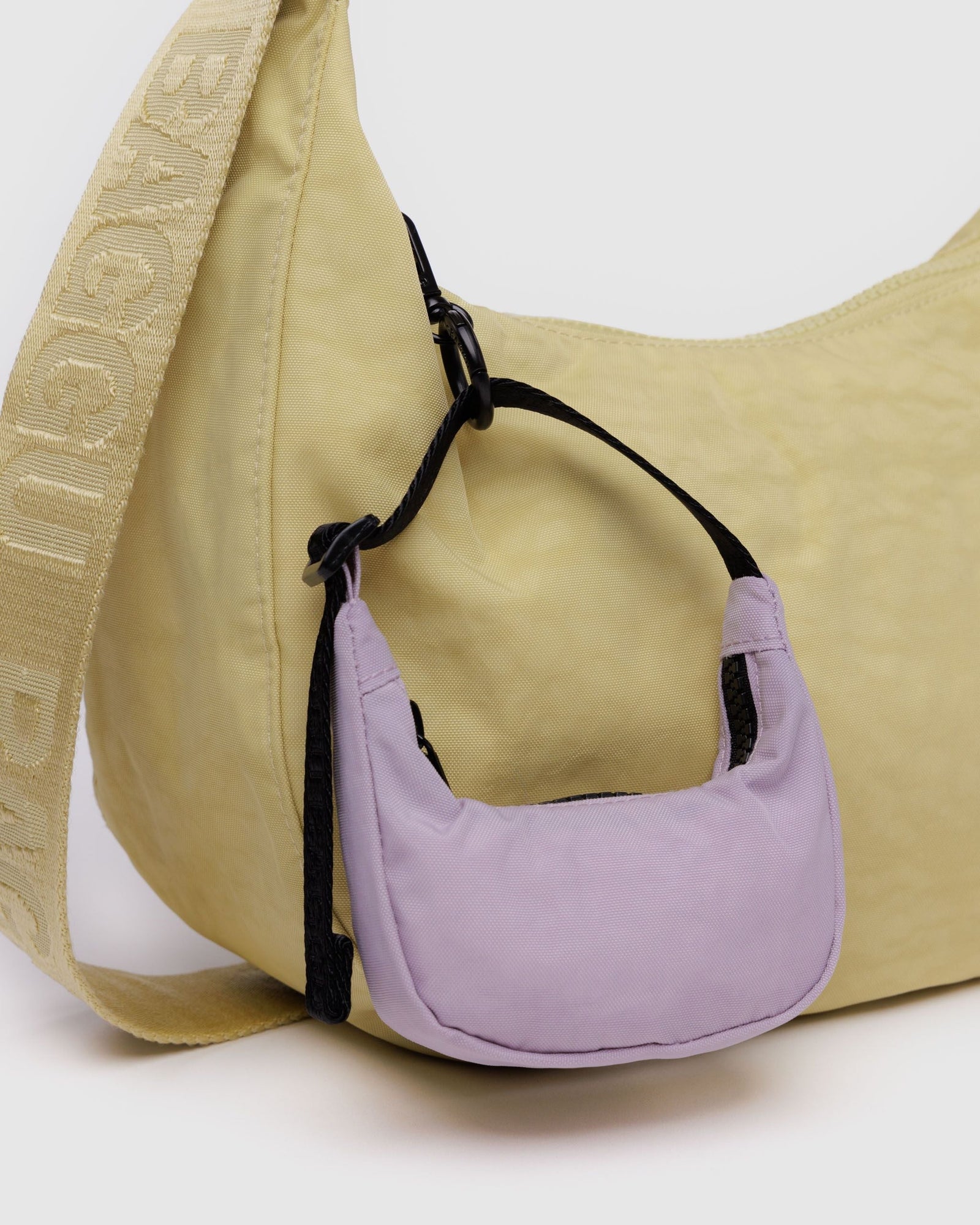 Crescent Bag Charm - Dusty Pink - Fresh Notes
