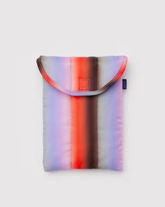 Puffy Tablet Sleeve 8" - Gradient Stripe Poppy & Lilac - Home Hold
